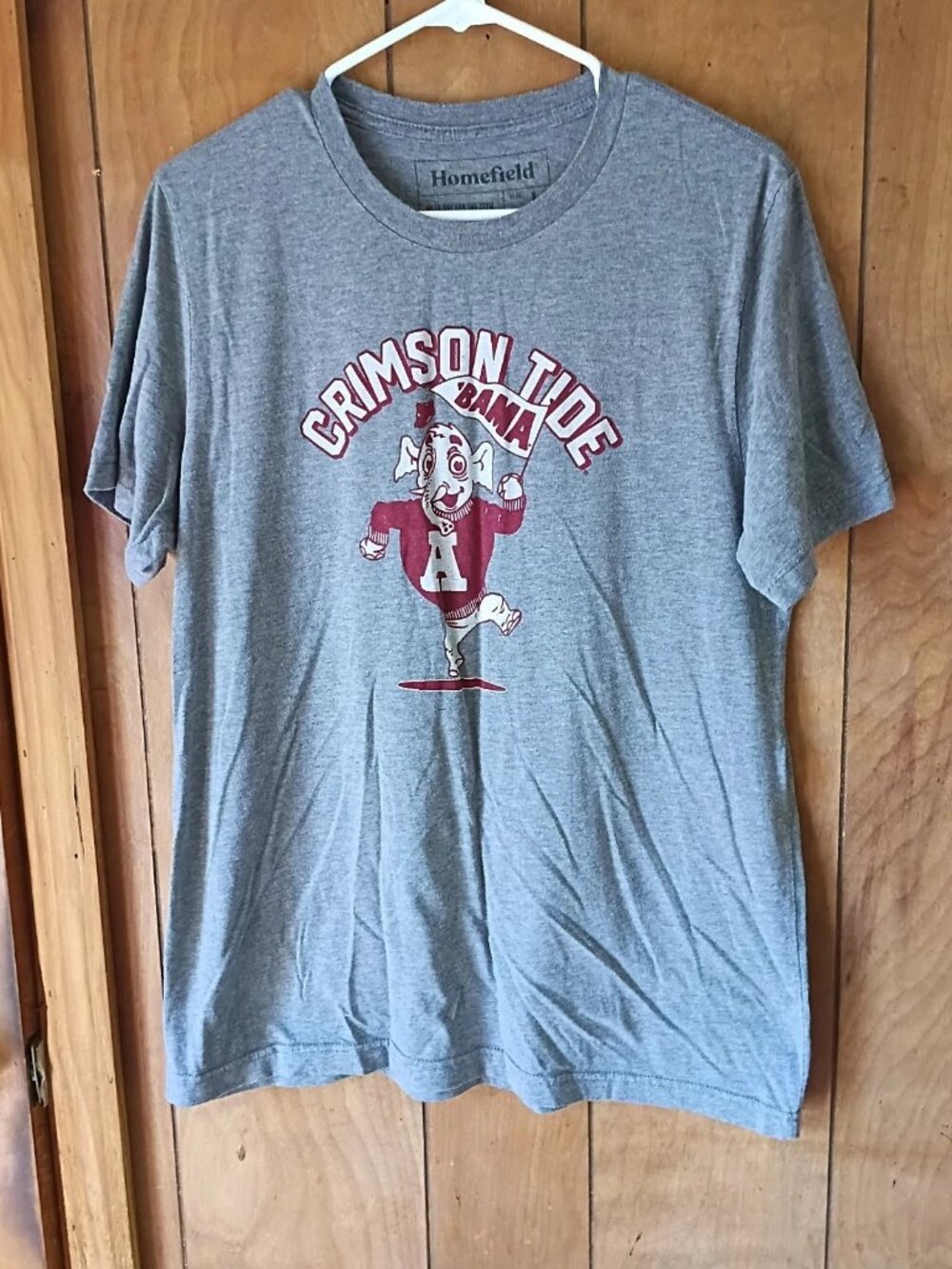Homefield Alabama Crimson Tide Shirt Size L Soft Tri Blend College Football